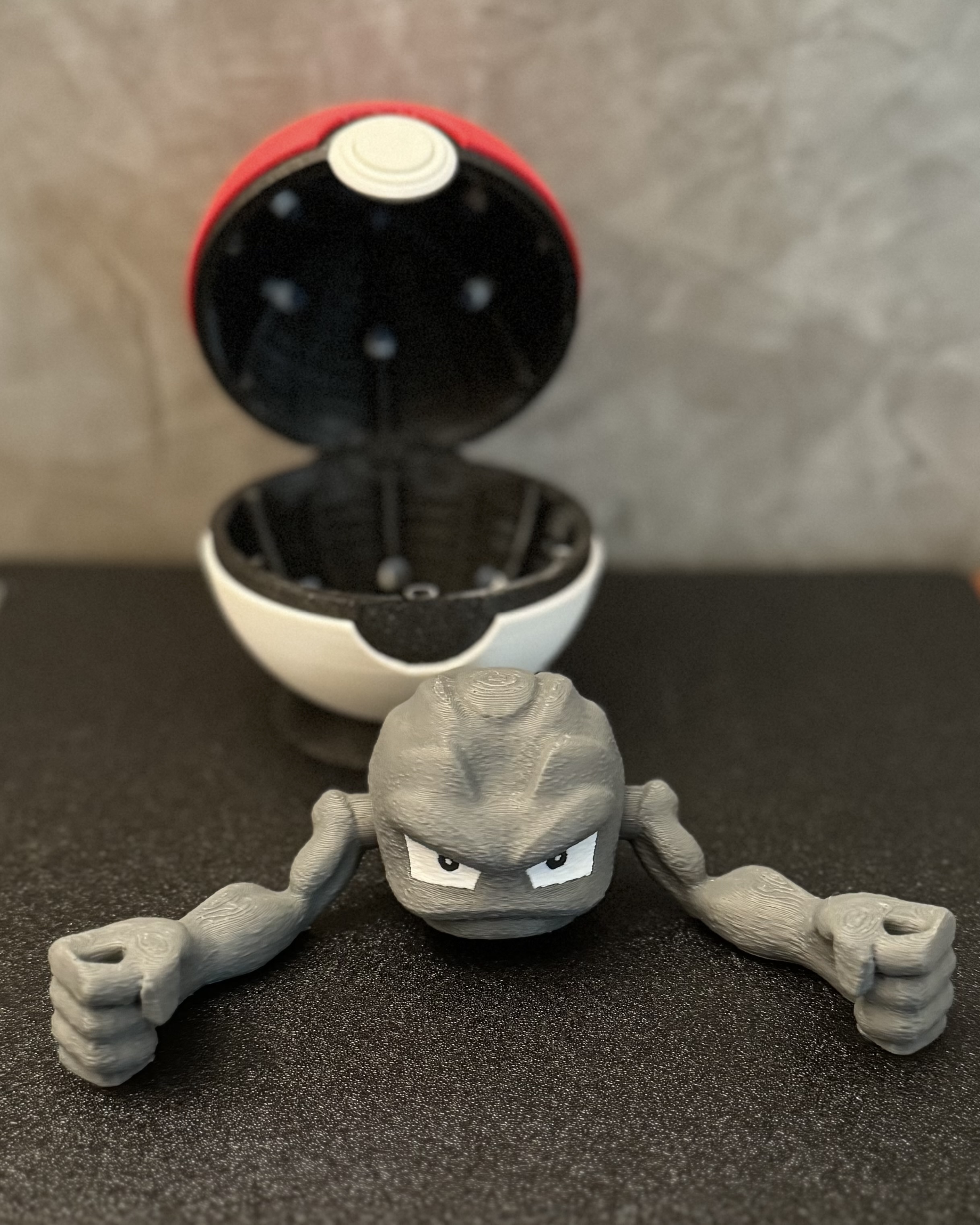 3D Printed Geodude - Collectible Pokemon Figure 