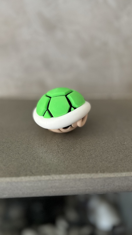 Koopa shell super mario 3D printed multi color