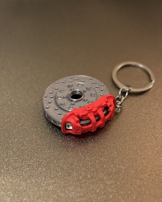 Brake Keychain 3D printed