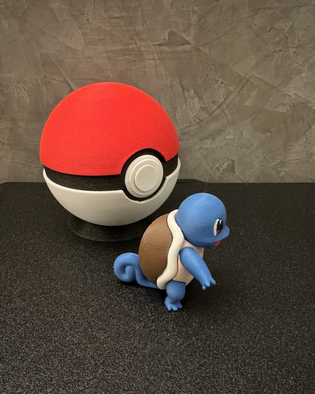 3D Printed Squirtle - Pokemon figure